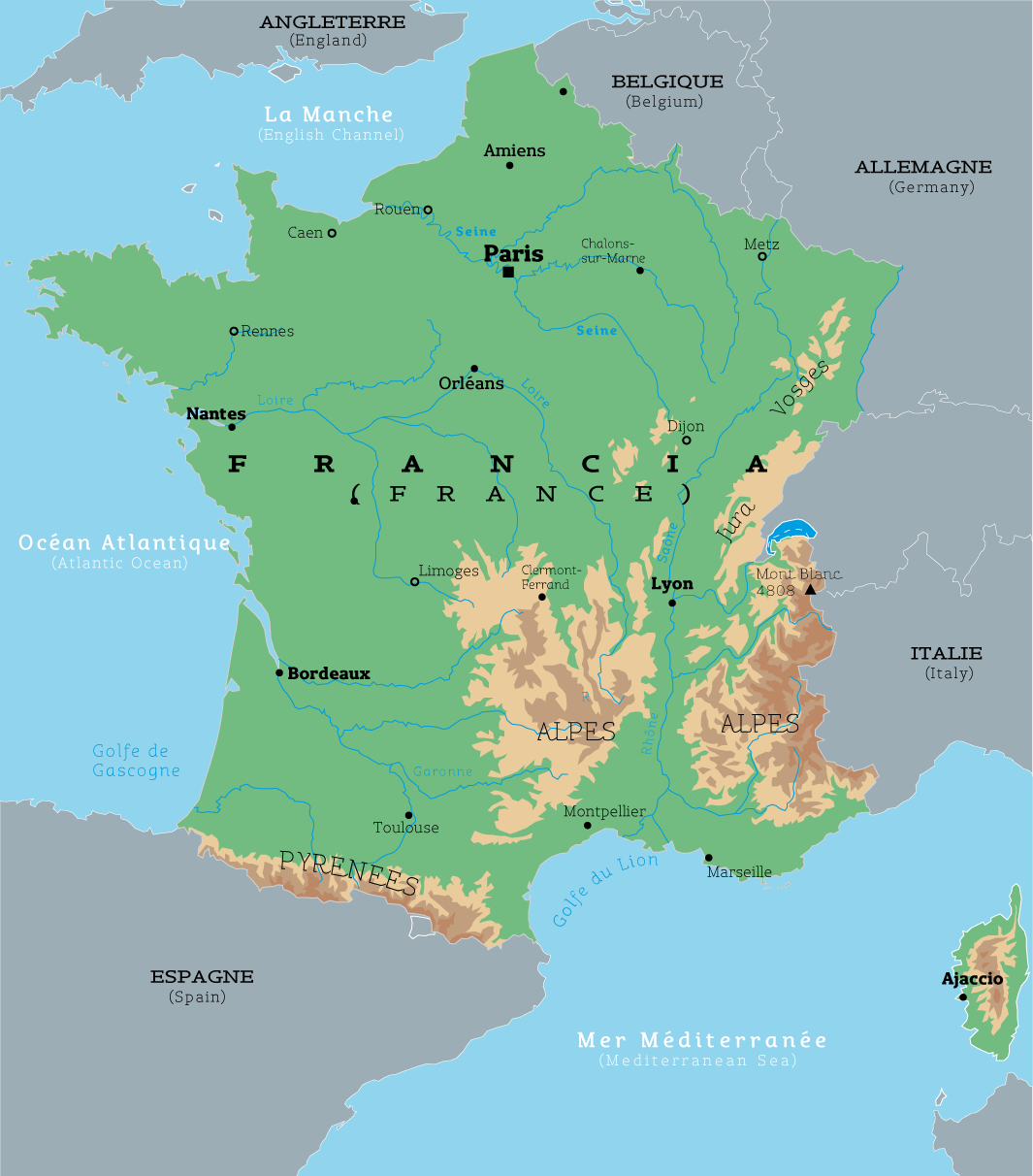French  Map